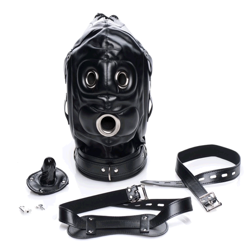 Bondage Hood with Penis Gag