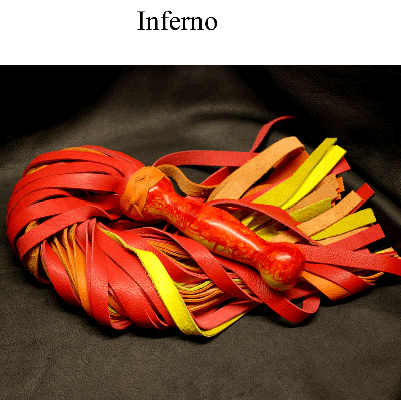 Acrylic Handle Flogger